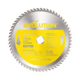 Evolution 787392627694 Power Tools 230bladess Stainless Steel Cutting Saw Blade 9-inch X 60-tooth
