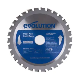 Evolution 849713027818 Power Tools 5-3/8bladest Steel Cutting Saw Blade 5-3/8-inch X 30-tooth