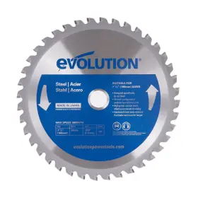 Evolution 849713027856 Power Tools 7-1/2bladest Steel Cutting Saw Blade 7-1/2-inch X 40-tooth