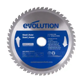 Evolution 849713028150 Power Tools 8-1/4bladest 8-1/4-inch Steel Cutting Blade With 1-inch Arbor