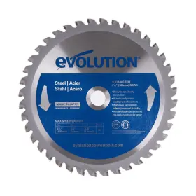 Evolution 849713033161 Power Tools 6-1/2bladest Steel Cutting Saw Blade 6-1/2-inch X 40-tooth Silver