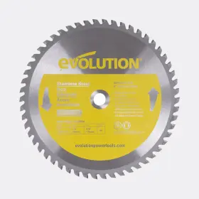 Evolution Power Tools 711181810608 Circular Cutting Saw Blade 8 Inch 54 Carbide Teeth Stainless-steel Tool