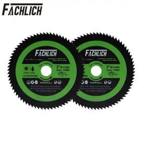 1900075111 Fachlch Dry Diamond Cutting Wheel Circular Saw Blade 2pcs 3inch For Soft Metal Aluminum