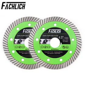 A025x1 Fachlich 2pcs 4.5 Inch / 115mm Diamond Cutting Wheel Disc Granite Saw Blade For Tile Ceramic
