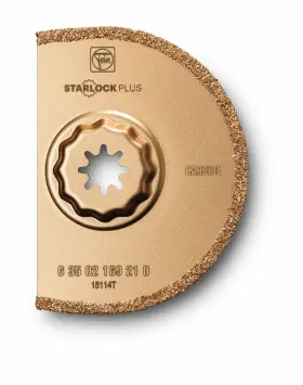 Fein 014586390550 Starlock Plus Carbide Segmented Saw Blade - Precise Tile Grout Removal P