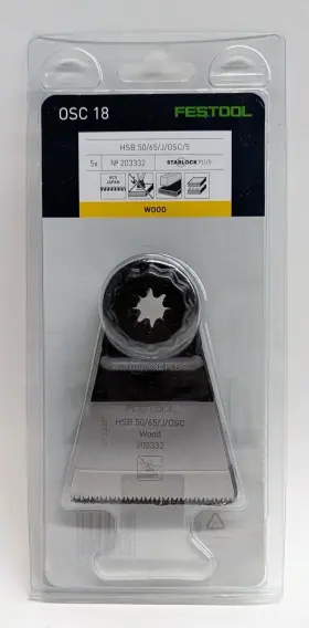 63502221290 Fein 2 Inch Bimetal Starlock E-cut Long-life Saw Blades - 10 Pack