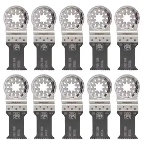 Fein 744759728609 1-3/16 Inch E-cut Fine Saw Blade Starlock 10-pack