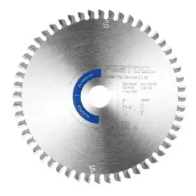 205563 Festool Aluminum/plastics Saw Blade Hw 160x1 8x20 Tf52 A