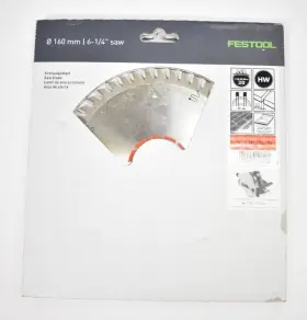 496309 Festool Saw Blade Solid Surface 48 Tooth Laminate 160mm 6-1/4 Inch Unit