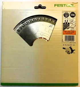 496373 Festool Saw Blade Aluminum 56 Tooth 160mm 6-1/4 Inch Ts55