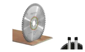 576930 Festool Solid Surface/laminte Saw Blade For Ksc 60 Cordless Sliding Compound M