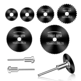 Lp36 Filww Drill Saw Blades For Dremel Rotary Tool 6pcs Black Manganese Steel Disc W