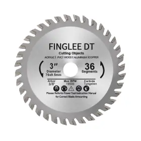 Fl-wds00 Finglee Dt Wood Saw Blade Tct Circular Cutting For Woodworking 1pc 36t/10mm