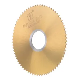 Fixinairp 619668413758 63mm Dia 16mm Arbor 1mm Thickness Circular Saw Blade 72 Tooth Titanium Coated