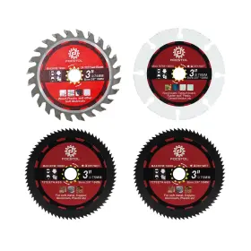 F1-x03 Focstol Saw Blade Set - 4pcs 3ftft75mm Cutting Disc For Wood Metal Plas