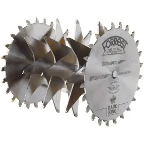 Dk06244 Forrest 6in 24/4 Tpi Dado King Saw Blade Set 2pk