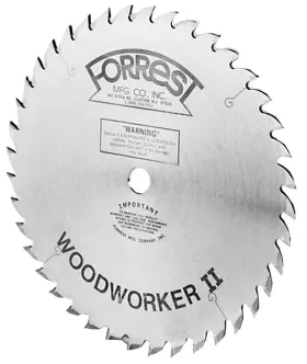 Ww06407100 Forrest Woodworker Ii 6-inch 40 Tooth 5/8-inch Arbor 3/32-inch Kerf