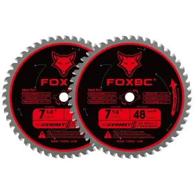 Fox18448tb Foxbc 7 1/4 Inch Metal Circular Saw Blade 48 Teeth And Stainless Steel Cu