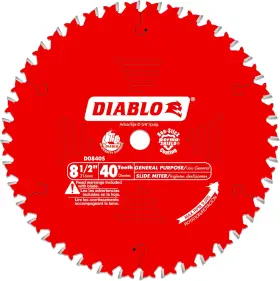 Freud 313057831887 8-1/2-inch 40 Tooth Atb Fine Finishing Miter Saw Blade