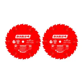 D1024x Freud 646791436804 Diablo 10-inch 24-tooth Atb Ripping Saw Blades 2-pack