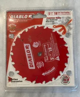 D0518x Freud America Inc Diablo 5-1/2 Inch Framing Circular Saw Blade 18 Tooth Carbide New