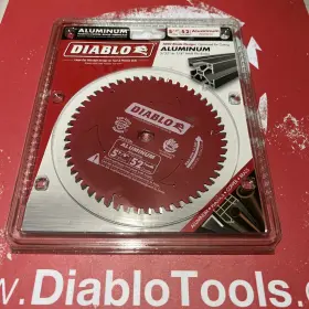 D0552n Freud America Inc Diablo 52 Tooth Medium Aluminum Arbor Cutting Saw Blade 5-7/8 Dia. Inch
