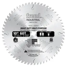 B0000225uj Freud Lu82m010 10 Inch Heavy Duty Multi-purpose Blade