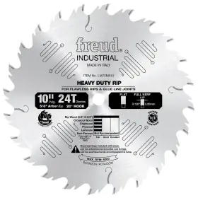 B00004t78v Freud Lm72m010 10 Inch Heavy-duty Carbide-tipped Rip Saw Blade For Woodworking