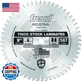Freud B00004t7aj Lu92m009 9 X 56t Thick-stock Laminate Blade