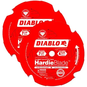 Freud B00wa2vgrw Diablo Hardieblade Saw Blade For Fiber Cement - 7-1/4 X 4-teeth Pcd