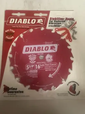 D0516x Freud Diablo 5-3/8 Inch X 16 Tooth Framing Trim Saw Blade