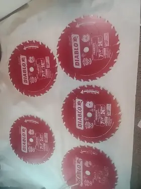 D0724 Freud Diablo Demo Demon 7-1/4 X 24-tooth Circular Saw Blades 5 Pack