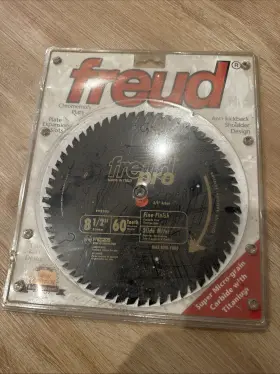 D0860s Freud 8-1/2 In X 60-tooth Fine Finish Saw Blade Wood Table Miter