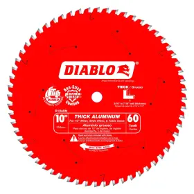 D1060n Freud Diablo 10in 60t Aluminum Cutting Saw Blade 5/8in Arbor