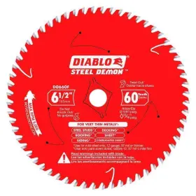 D0660fa Freud-diablo Steel Demon 6-1/2 Inch D X 5/8 Tico Hi-density Carbide Circular Saw