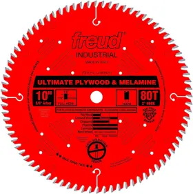 Lu80r010 Freud 10 Inch Industrial Ultimate Plywood Melamine Blade Full Kerf 1