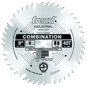 Lu84m009 Freud 9 Inch X 40t Combination Blade