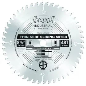 Lu91m008 Freud 8-1/2 Inch X 48t Thin Kerf Sliding Compound Miter Saw Blade