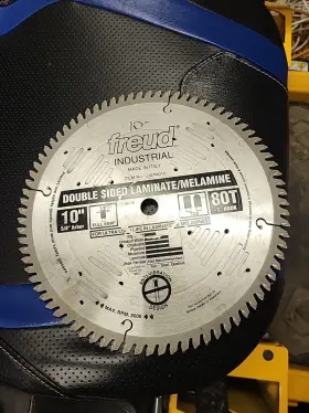 Lu97m010 Freud 10 Inch X 80t Double Sided Laminate/melamine Blade