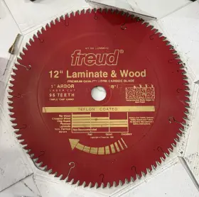Lu98mo12 Freud Lu98m012 12 Inch Laminate And Wood Carbide Blade Italy Nos