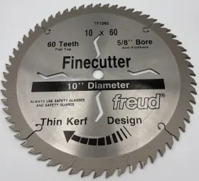 Tf1060 Freud 10 Inch Thin Kerf Fine Cutter Crosscut Blade