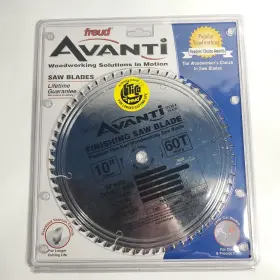 Tk406 Freud Avanti 10-inch X 60 Tooth Carbide Finishing Blade