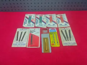 Great Neck Porter Cable Hwi Penn State Skokie 7418 Vtg Saw Blade Lot 18 Blades Nip Made In Usa