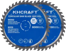 Jasw1040-2 Hangzhou Joho Technology Inc. Laser-cut Circular Saw Blade 10 Inch 40 Teeth Atb 5/8 Arbor 2-piece General