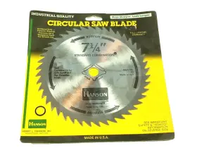 11140 Hanson Circular Saw Blade 7-1/4 Inch Made In The Usa