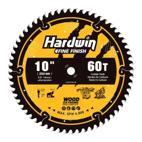 B0dsz5ddjc Hardwin 10-inch 60-tooth Fine Finish Saw Blade Thin Kerf Tct Atb Table