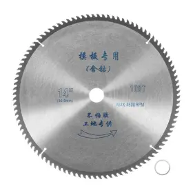 Harfington B0cm6p5ncf 14 Circular Saw Blade 100 Teeth 1.18 Arbor Cutting Disc Wheel For