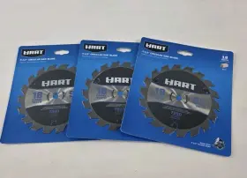 Hart Hacsb07 5-1/2 Inch 18 Carbide Teeth Circular Saw Blade For Wood 3 Packs