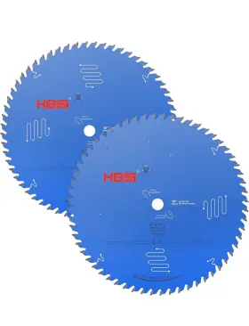 Hbss 628693613767 2 Pack 10 Inch Circular Saw Blade For Wood Cutting 60t Carbide Tipped