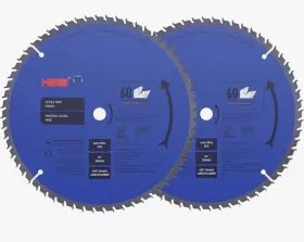 632-hiu89092 Hbss Bulk 10 Inch 60t Alloy Steel Carbide Tipped Circular Saw Blades 9x 2-packs